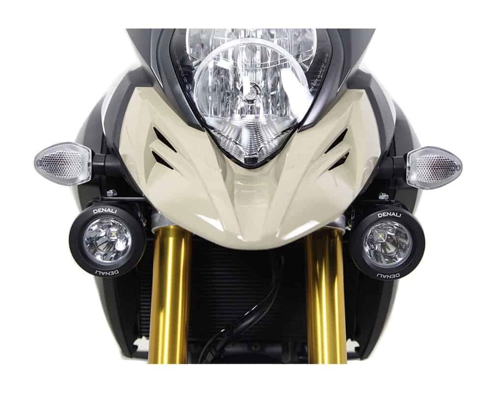 Supporti montaggio faretti anteriori per Suzuki V-Strom DL1000 '14- DE 3 Supporti montaggio faretti anteriori per Suzuki V-Strom DL1000 '14- DE - immagine 3