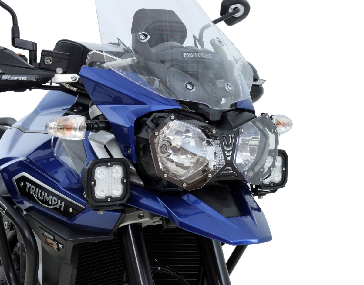 Supporti montaggio faretti anteriori per Triumph Tiger Explorer 1200 ' 3 Supporti montaggio faretti anteriori per Triumph Tiger Explorer 1200 ' - immagine 3