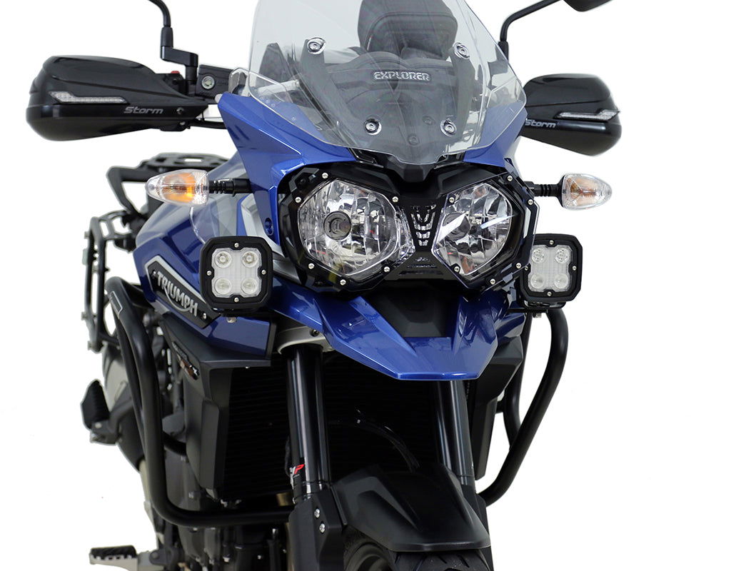 Supporti montaggio faretti anteriori per Triumph Tiger Explorer 1200 ' 1 Supporti montaggio faretti anteriori per Triumph Tiger Explorer 1200 '