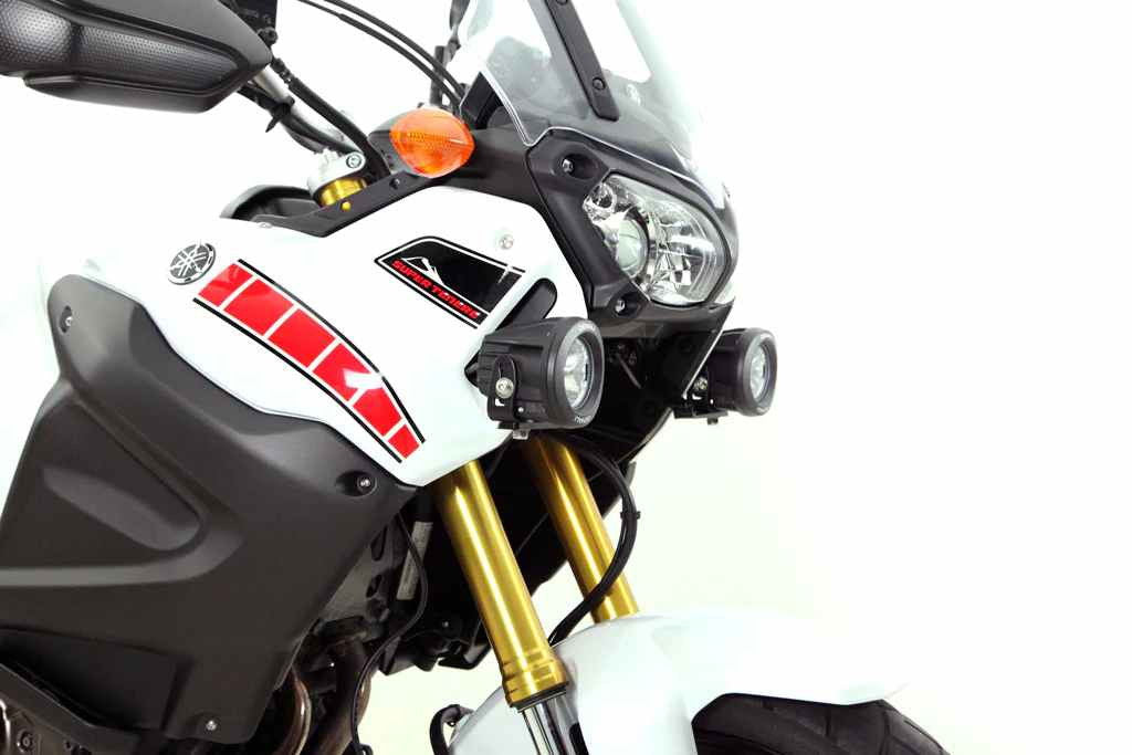 Supporti montaggio faretti anteriori per Yamaha XT 1200 Z Super Tenere 1 Supporti montaggio faretti anteriori per Yamaha XT 1200 Z Super Tenere