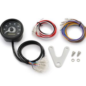 Tachimetro analogico elettronico VELONA diam.60 140KMH, con spie e sta