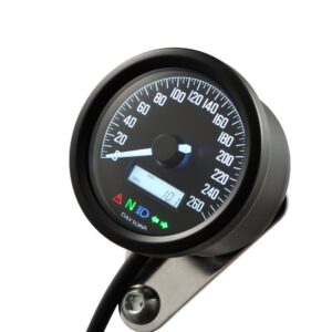 Tachimetro analogico elettronico VELONA diam.60 260KMH, con spie e sta