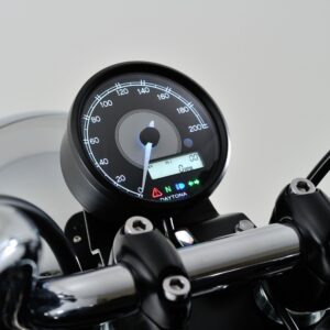 Tachimetro analogico elettronico VELONA diam.80 200KMH, + RPM in LCD,