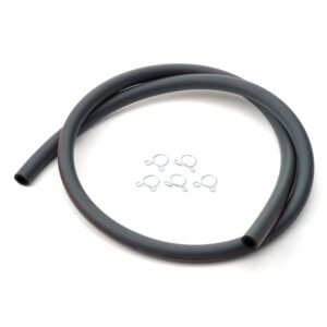Tubo carburante a 2 strati per moto ID.8mm/OD.13mm, 1M, con 5 clips Da