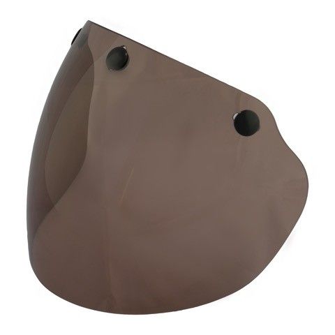 Visiera antigraffio tre bottoni (interasse regolabile) per casco JET - 2 Visiera antigraffio tre bottoni (interasse regolabile) per casco JET - - immagine 2