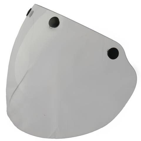 Visiera antigraffio tre bottoni (interasse regolabile) per casco JET - 4 Visiera antigraffio tre bottoni (interasse regolabile) per casco JET - - immagine 4