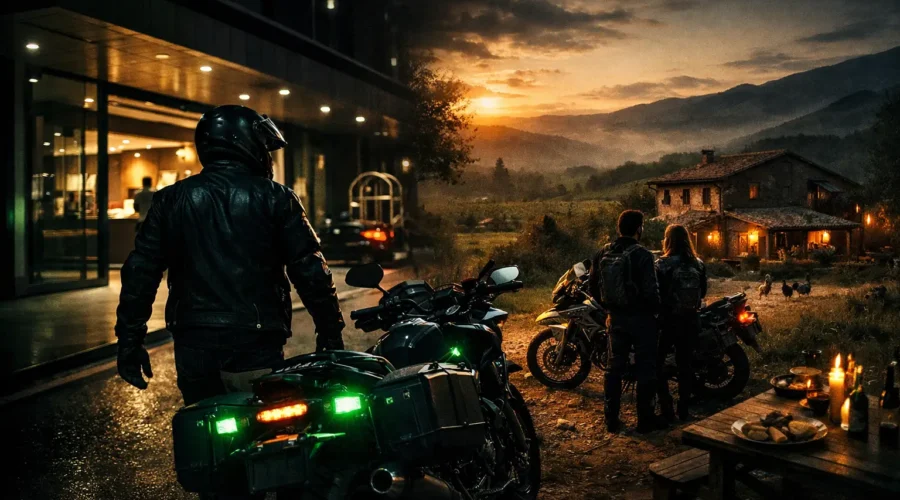 Hotel biker vs agriturismo: cosa conviene