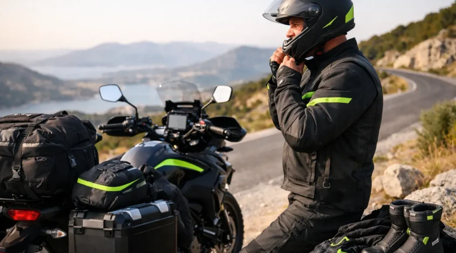 Guida abbigliamento moto da turismo pratica