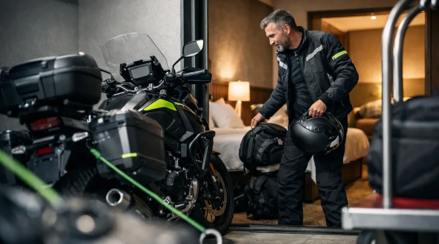 Dove dormire con moto al sicuro in viaggio